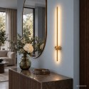 Kinkiet ARIAN 80,5 złoty13W LED 3000K elegancka lampa do łazienki salonu korytarza sypialni garderoby biura