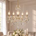 LAMPA SUFITOWA WISZĄCA CANDELLUX MARIA 35-94646 E14 ZŁOTY