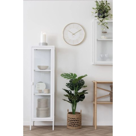 Nowoczesny świecznik Hurricane szklano-ceramiczny 25,5 cm do salonu i ogrodu ( Rozmiar: uniwersalny )