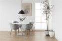 Stół okrągły Actona Ibiza MDF metal biały 110 cm nierozkładany ( Rozmiar: uniwersalny )