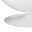Fotel obrotowy Ovalia Chair D2.DESIGN wełniany biało-czerwony nowoczesny ( Rozmiar: uniwersalny )