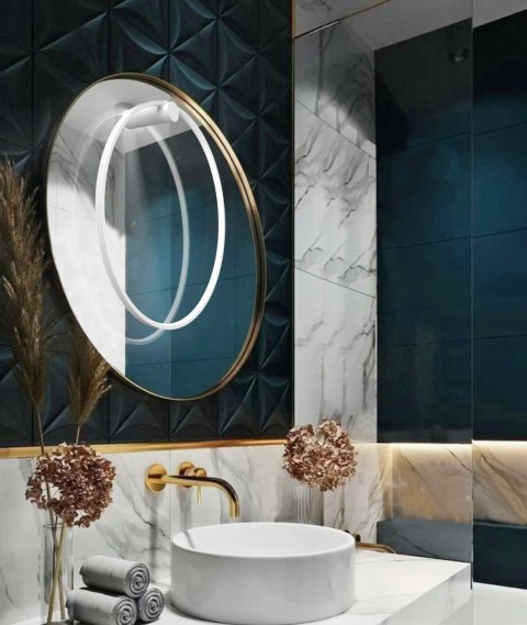 Kinkiet Mirror L biały IP44 LED CCT