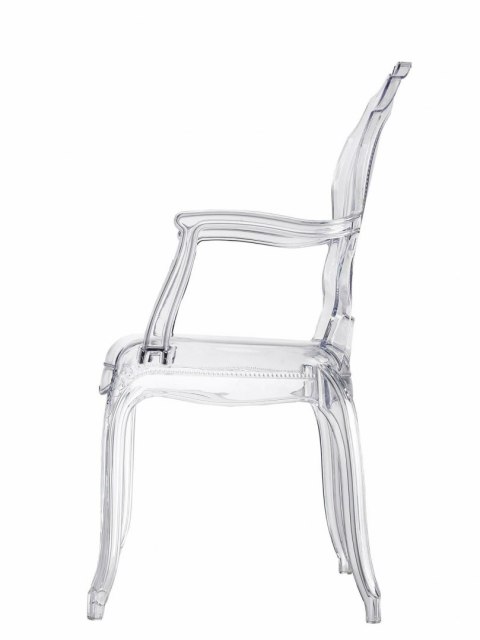 Krzesło transparentne Queen Arm