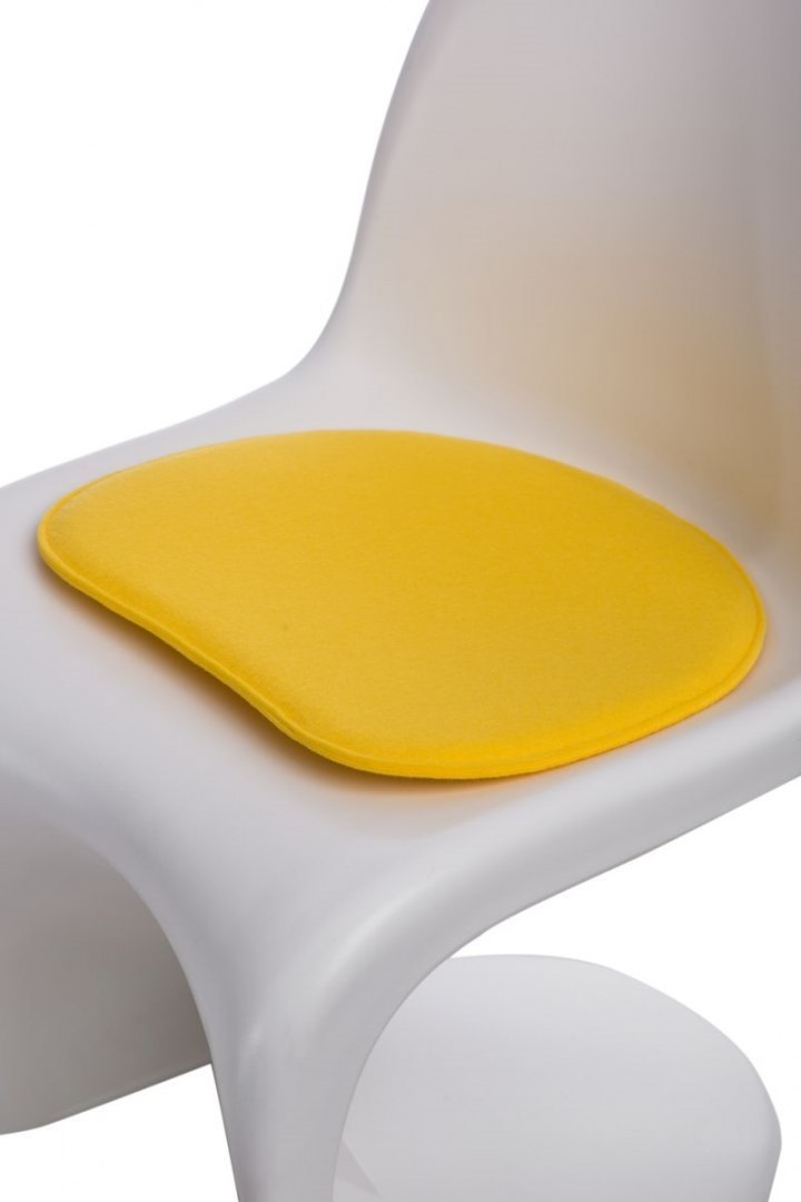 Poduszka na krzesło Balance żółta