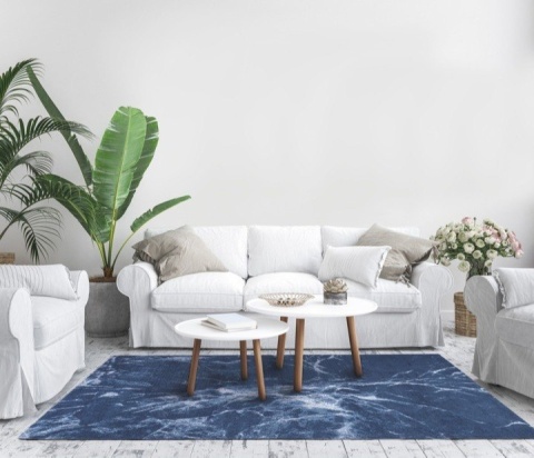 Dywan łatwoczyszczący Carpet Decor Atlantic Blue 160x230