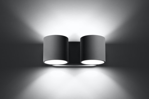 Kinkiet ORBIS 2 szary