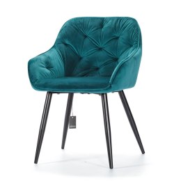 Krzesło tapicerowane niebieskie PICADO_Aluro