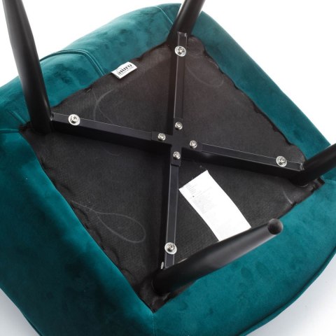 Krzesło tapicerowane niebieskie PICADO_Aluro