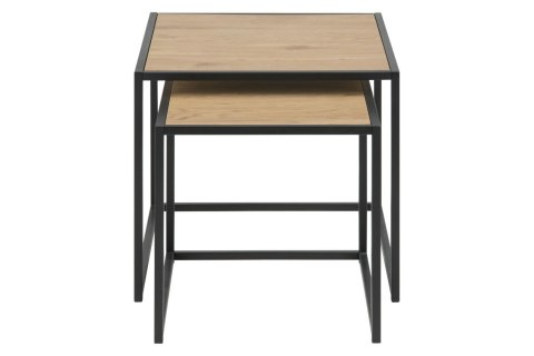 Zestaw stolików kawowych Seaford dąb