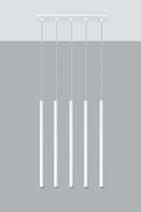 Lampa Wisząca PASTELO 5 Biała