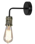 LAMPA ŚCIENNA KINKIET CANDELLUX GOLDIE 21-56160-Z E27 CZARNY+PATYNA