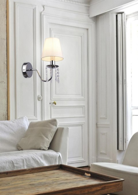 LAMPA ŚCIENNA KINKIET CANDELLUX RUTI 21-58706 E14 BEŻOWY