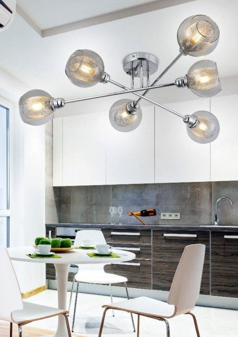 LAMPA SUFITOWA CANDELLUX DIXI 36-61362 E14 CHROM