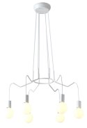 LAMPA SUFITOWA WISZĄCA CANDELLUX BASSO 36-71026 E27 BIAŁY MATOWY