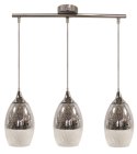 LAMPA SUFITOWA WISZĄCA CANDELLUX CELIA 33-51585 E27 SREBRNY