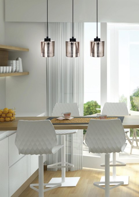 LAMPA SUFITOWA WISZĄCA CANDELLUX COX 33-53886 E27 CHROM