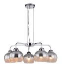 LAMPA SUFITOWA WISZĄCA CANDELLUX CROMINA 35-56375 E27 CHROM