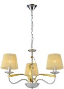 LAMPA SUFITOWA WISZĄCA CANDELLUX DIVA 33-55057 E14 CHROM / ZŁOTY