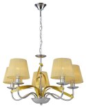 LAMPA SUFITOWA WISZĄCA CANDELLUX DIVA 35-55064 E14 CHROM / ZŁOTY