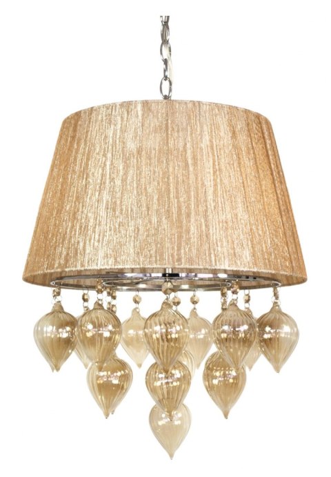 LAMPA SUFITOWA WISZĄCA CANDELLUX ELISSA 33-04567 E14 SZARO BEŻOWY