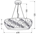 LAMPA SUFITOWA WISZĄCA CANDELLUX GLANCE 31-59154 G9 BIAŁY