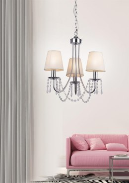 LAMPA SUFITOWA WISZĄCA CANDELLUX RUTI 33-58713 E14 BEŻOWY