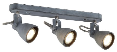 LAMPA ŚCIENNA CANDELLUX ASH 93-64301 LISTWA GU10 SZARY MAT