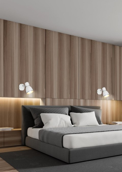 LAMPA ŚCIENNA KINKIET CANDELLUX FIDO 91-63366 E14 BIAŁY+CHROM