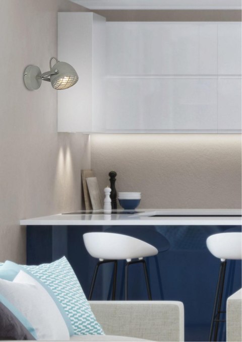LAMPA ŚCIENNA KINKIET CANDELLUX PENT 91-67999 GU10 BETONOWY SZARY