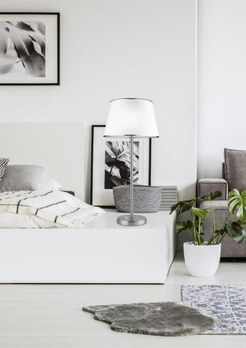 LAMPA STOŁOWA GABINETOWA CANDELLUX IBIS 41-00913 E14 SATYNA