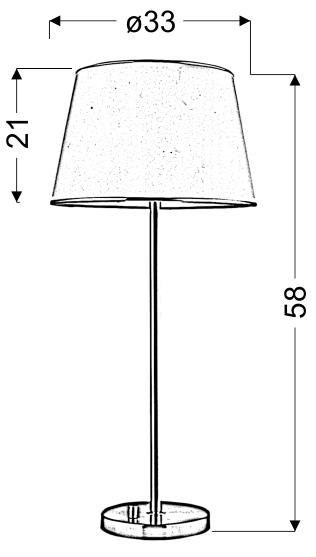 LAMPA STOŁOWA GABINETOWA CANDELLUX IBIS 41-00913 E14 SATYNA