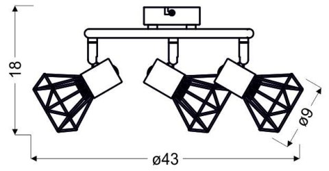 LAMPA SUFITOWA CANDELLUX VERVE 98-60990 SPIRALA E14 MATOWY SZARY
