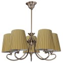 LAMPA SUFITOWA WISZĄCA CANDELLUX MOZART 35-34083 E27 PATYNOWA MIEDŹ MIODOWY