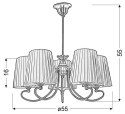 LAMPA SUFITOWA WISZĄCA CANDELLUX MOZART 35-34083 E27 PATYNOWA MIEDŹ MIODOWY