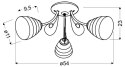 LAMPA SUFITOWA WISZĄCA CANDELLUX SIMPLI 33-63847 E27 CHROM Z KRYSZTAŁKIEM + KLOSZ Z PASKIEM