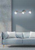 LAMPA ŚCIENNA CANDELLUX SELIA 93-69993 LISTWA G9 NIKIEL MAT/CHROM BIAŁY