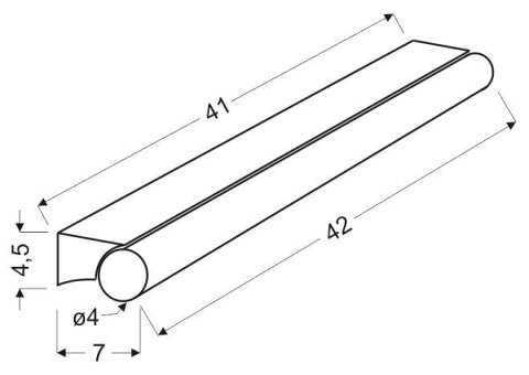 LAMPA ŚCIENNA KINKIET CANDELLUX DAPHNE 21-69771 LED 4000K CHROM/BIAŁY