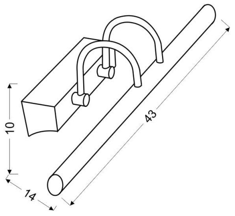 LAMPA ŚCIENNA KINKIET CANDELLUX LINEA 20-40763 LED CHROM