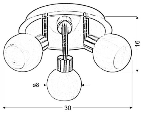 LAMPA SUFITOWA CANDELLUX ALABASTER 98-07025 PLAFON G9 SATYNA+CHROM