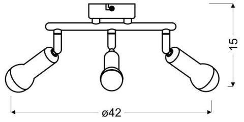 LAMPA SUFITOWA CANDELLUX ARC 98-63304 SPIRALA E14 SATYNA NIKIEL