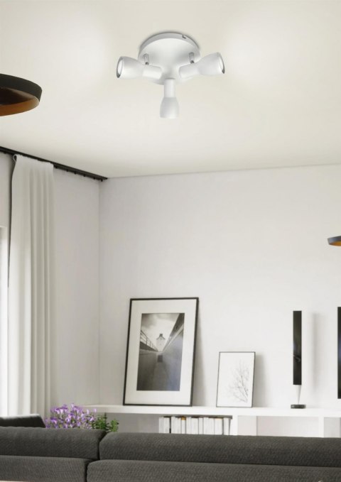 LAMPA SUFITOWA CANDELLUX PICARDO 98-44204 PLAFON E14 BIAŁY MAT