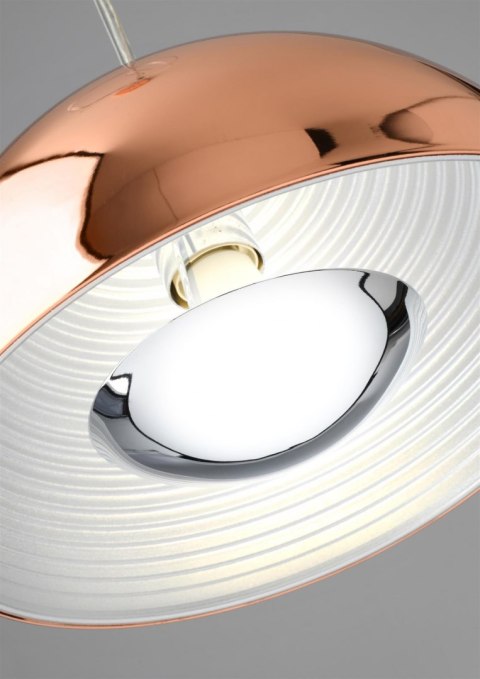 LAMPA MIEDZIANA SUFITOWA WISZĄCA CANDELLUX AMALFI 31-26392 E27