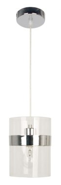 LAMPA SUFITOWA WISZĄCA CANDELLUX BRANDO 31-28044 E27 CHROM / TRANSPARENT