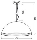 LAMPA SUFITOWA WISZĄCA CANDELLUX DORADA 31-26361 E27 CHROM