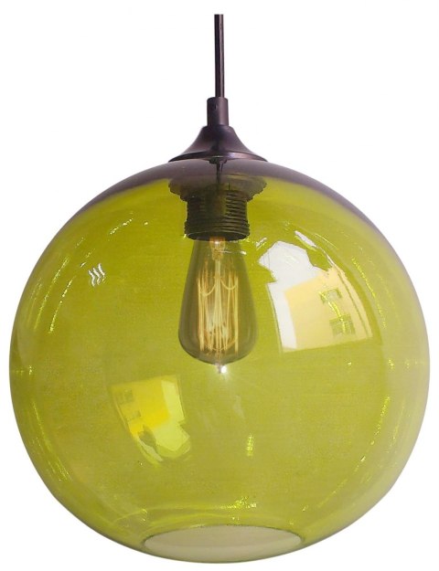 LAMPA SUFITOWA WISZĄCA CANDELLUX EDISON 31-29546 E27 ZIELONY + ŻARÓWKA