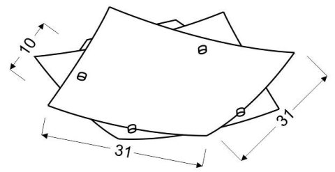 LAMPA SUFITOWA CANDELLUX DUBLOS 10-30146 PLAFON LED