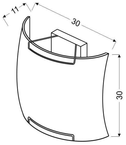 LAMPA SUFITOWA CANDELLUX SPRING 10-12968 PLAFON E27 CZERWONY