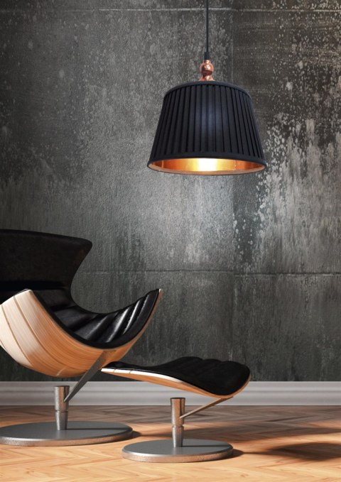 LAMPA SUFITOWA WISZĄCA CANDELLUX AMORE 31-39378 E27 STOŻEK CZARNY