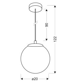 LAMPA SUFITOWA WISZĄCA CANDELLUX GAZE 31-43085 E27 RÓŻOWO ZŁOTY