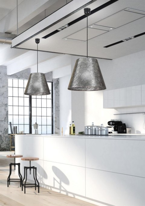 LAMPA SUFITOWA WISZĄCA CANDELLUX PLATINO 31-38326 E27 SREBRNY